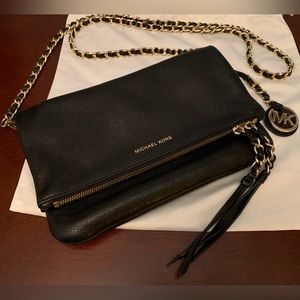 COPY - Black Michael Kors Crossbody/Fold with Chain Straps
